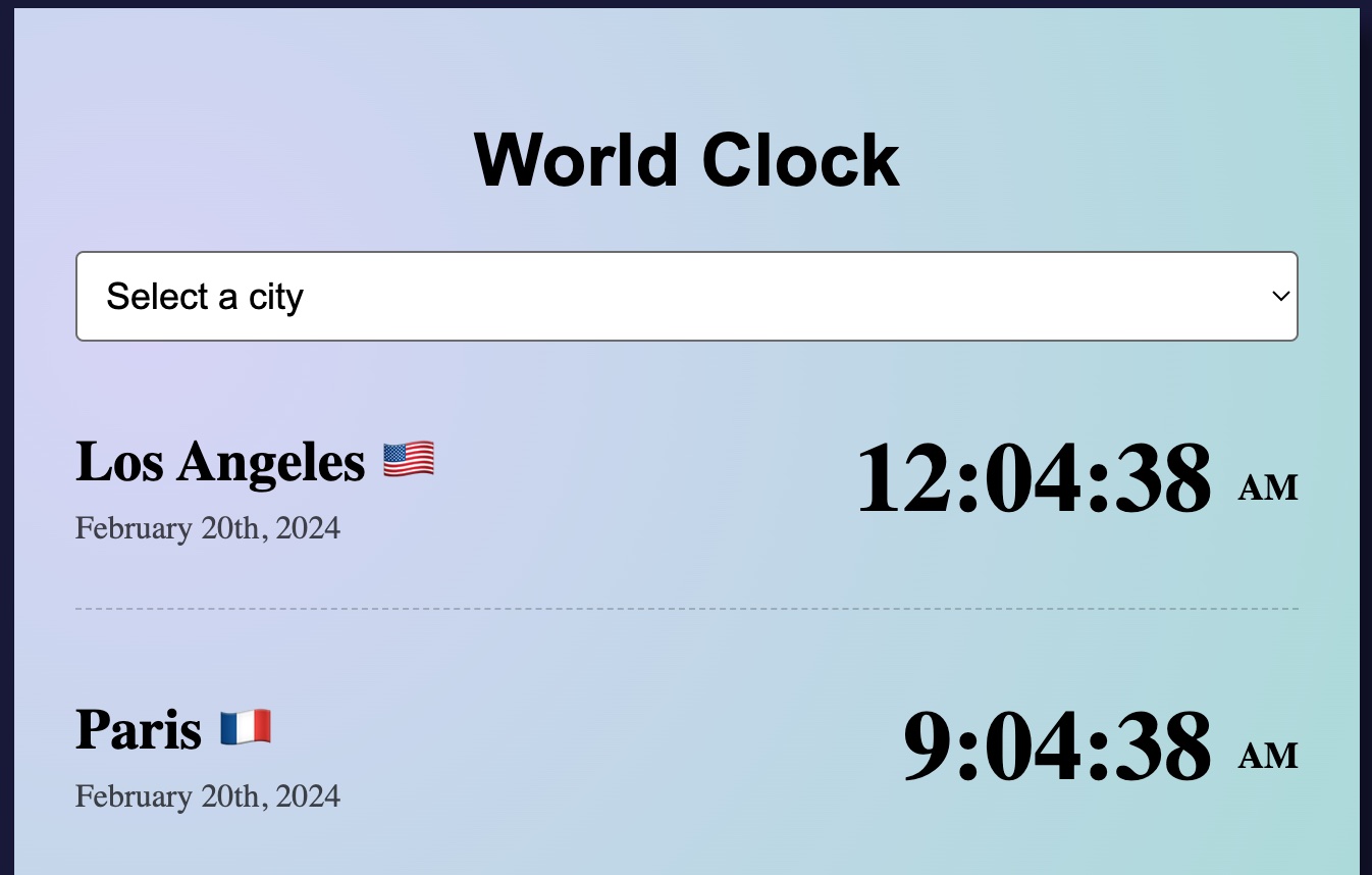 World Clock App